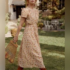 SOLD Christy Dawn Garden Pansy Dress